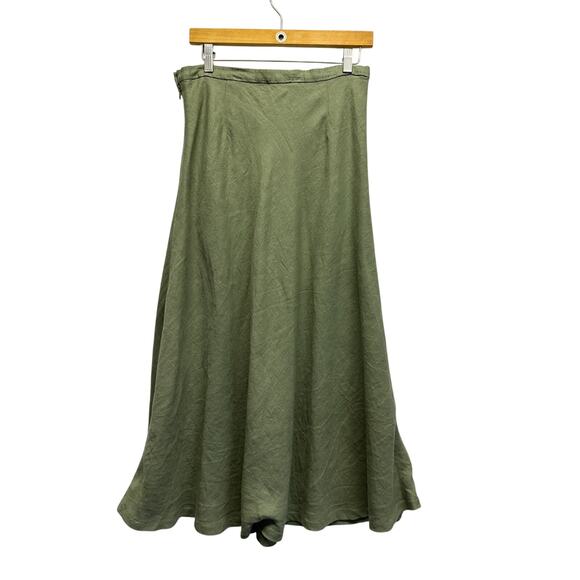 Elegant Green Maxi Skirt - Picture 7 of 10
